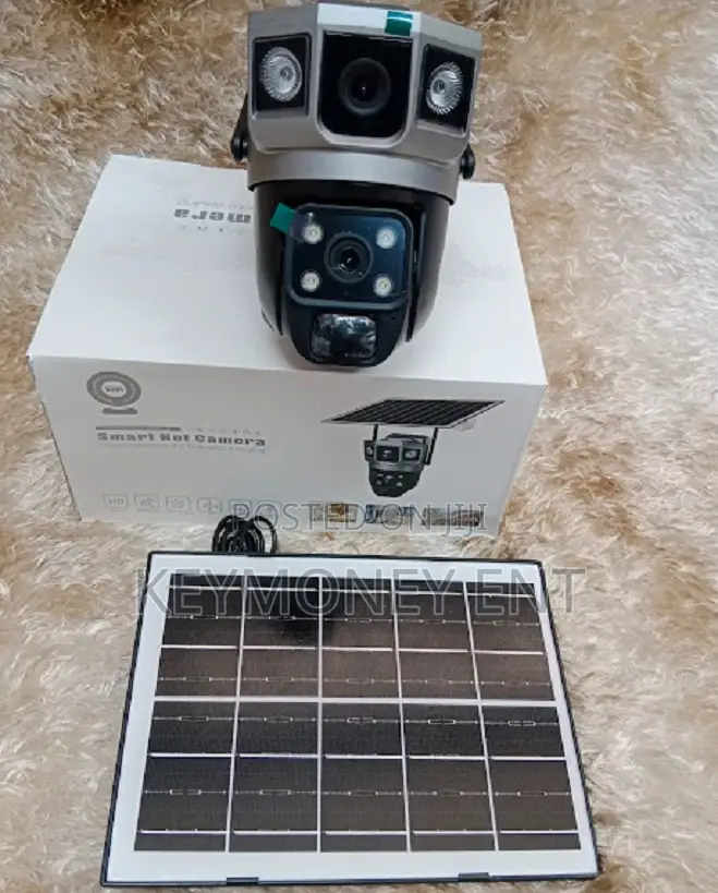 Dual(Twin) Lens PTZ Solar Outdoor 4g Simcard Camera