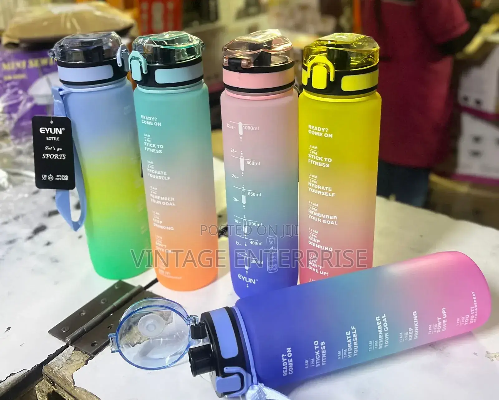 1ltr Motivational Water Bottle