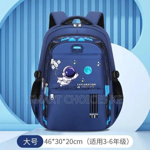 Boys High Quality School Bag
- Navy Blue and Black