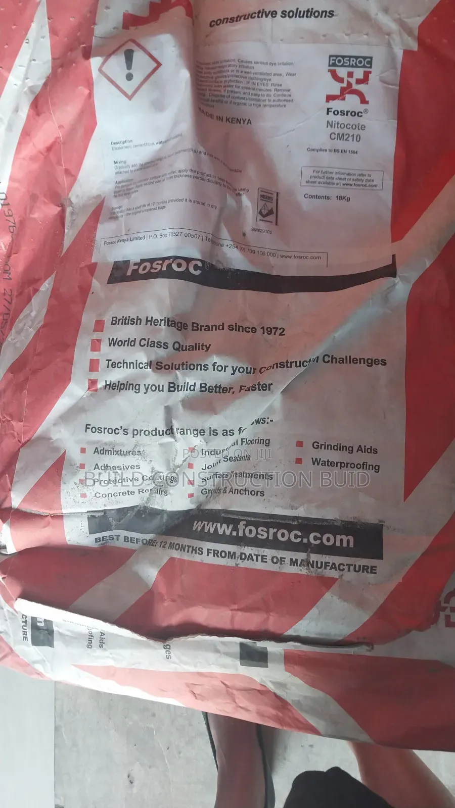 Nitocote Cm210 for Waterproofing in Kenya.