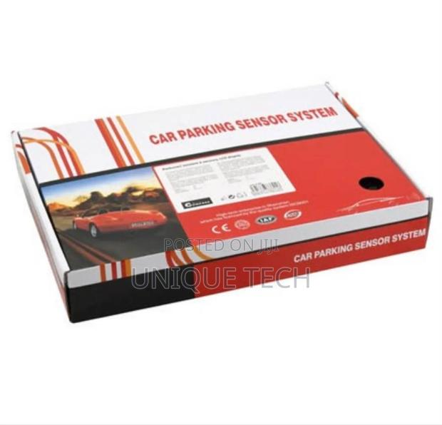 8-Piece Parking Sensor Set - Black, Blue, White, Red Silver