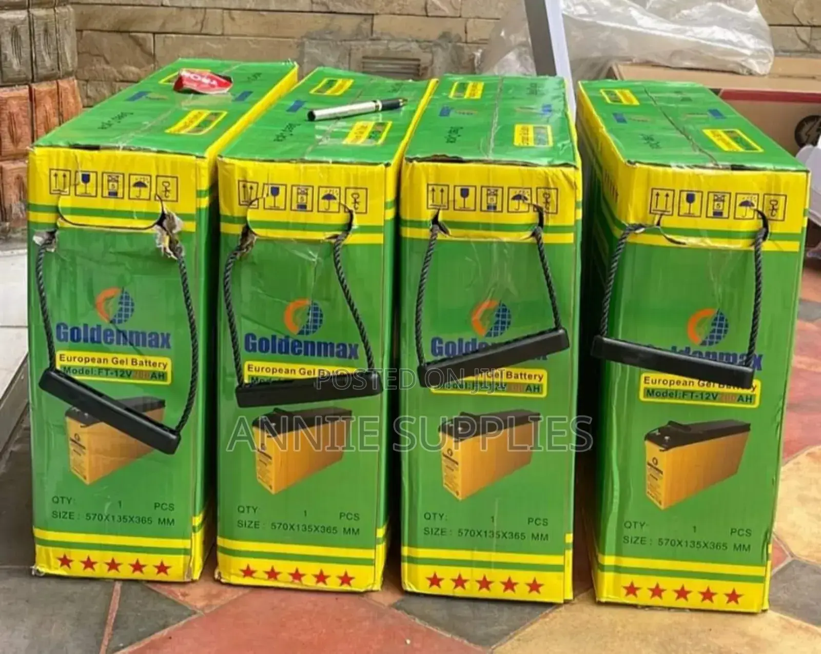Heavy Duty Goldenmax 200ah Solar Battery