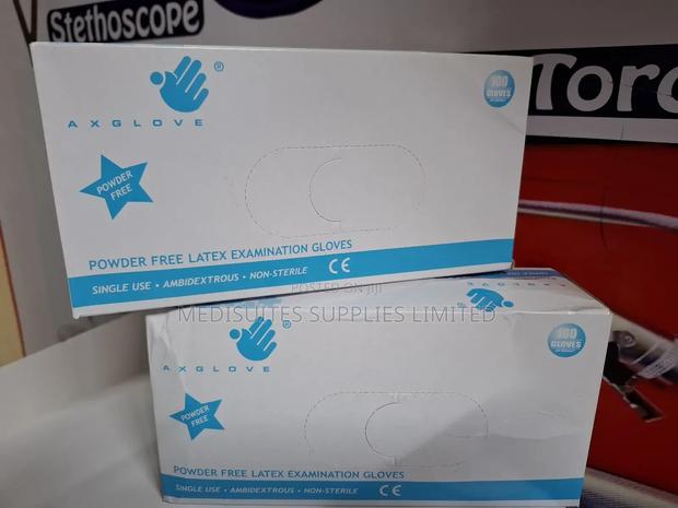 Powder Free Latex Examinations Gloves.