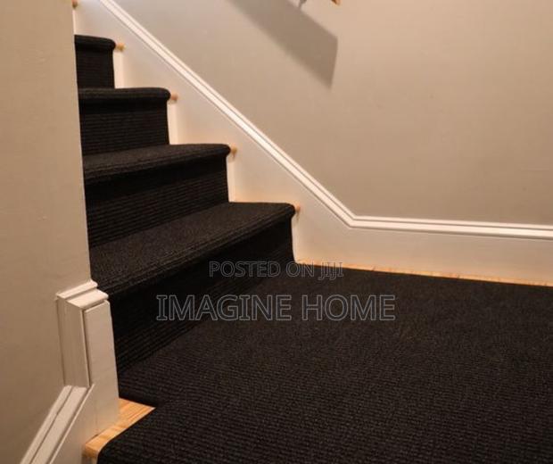 Wall to Wall Grey Stairs Carpet - main view