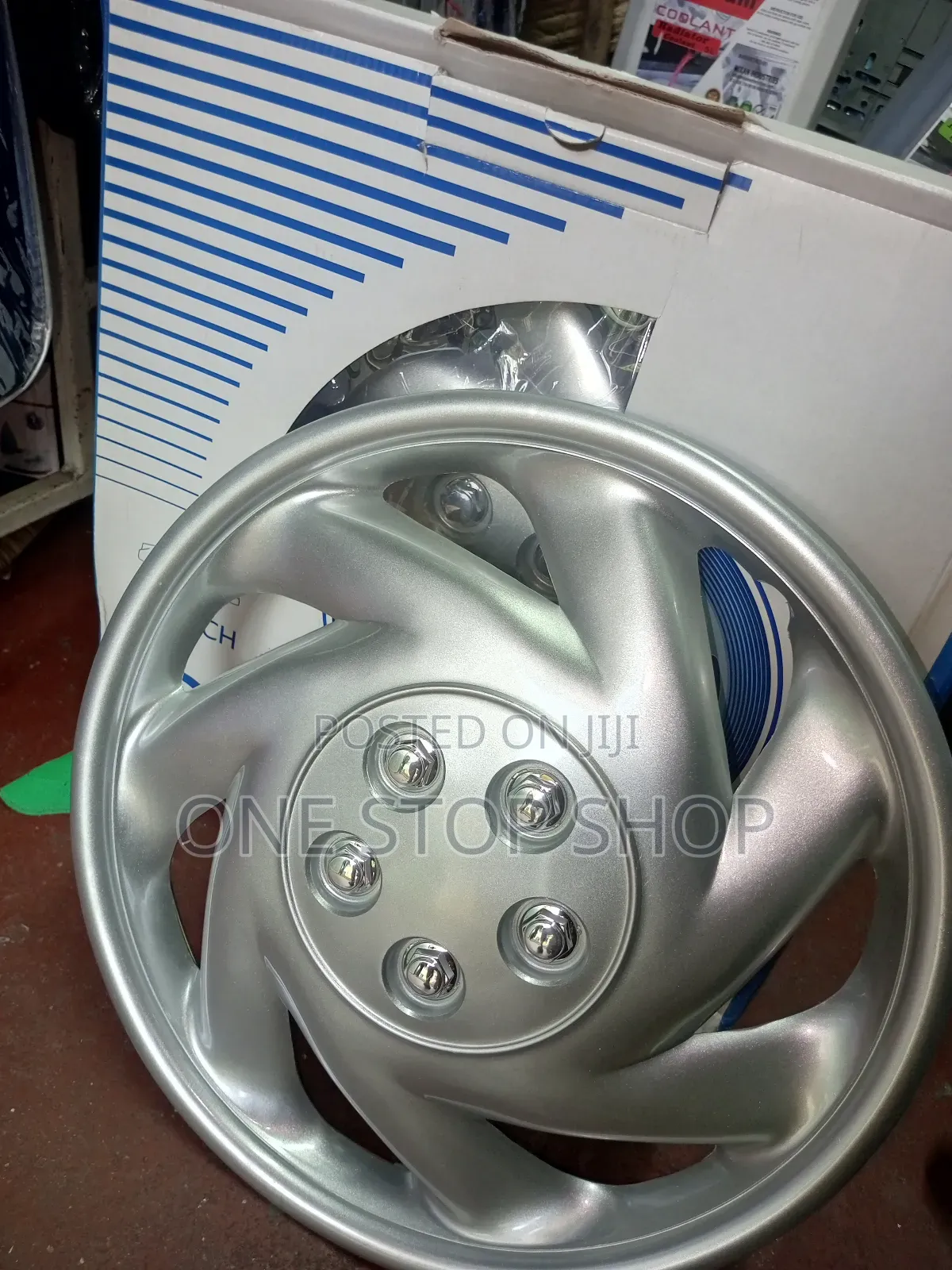 15" Silver Decoration Wheel Caps 4pcs Set