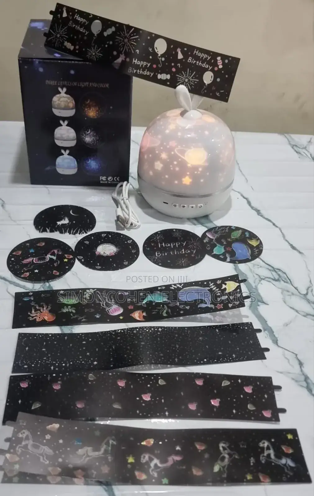 Star Light Rotating Projection Lamp