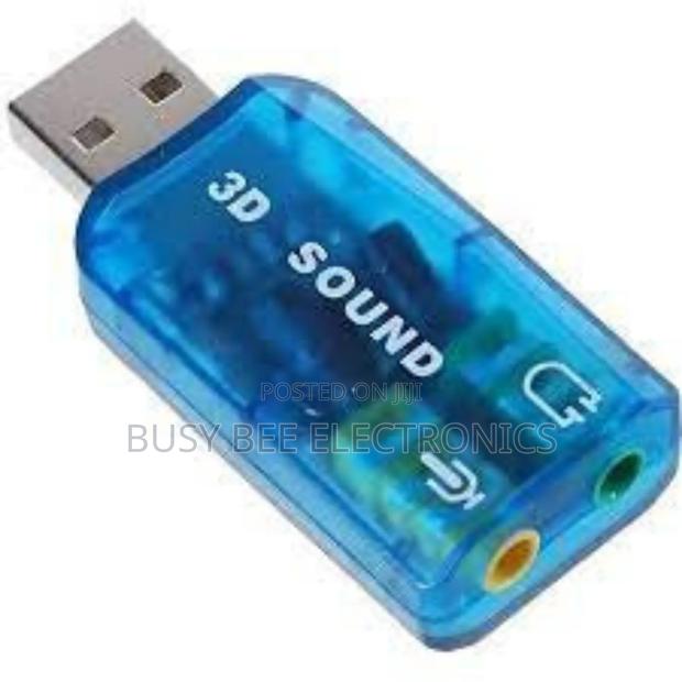 Virtual 5.1 Stereo Mic Sound Card (Black)