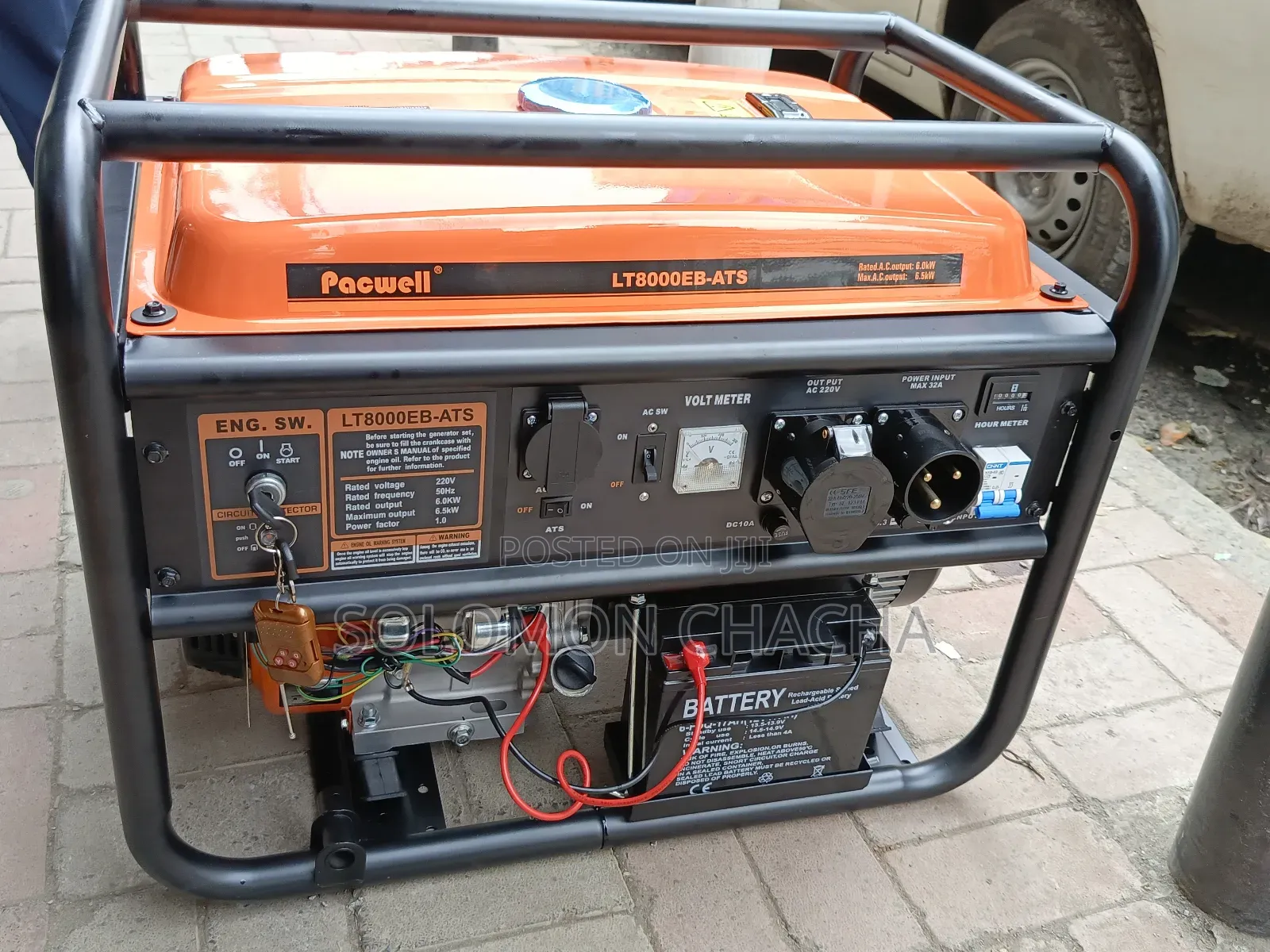 Pacwell LT8000EB-ATS 6.5kw / 8kva With Free Ats and Wheels