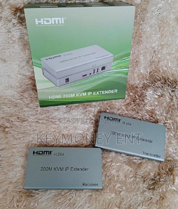 200M HDMI Extender Over Network(LAN) Cable With Audio - main view