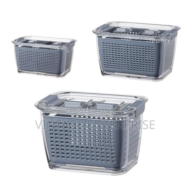 3pcs Fresh Food Storage Container - main view