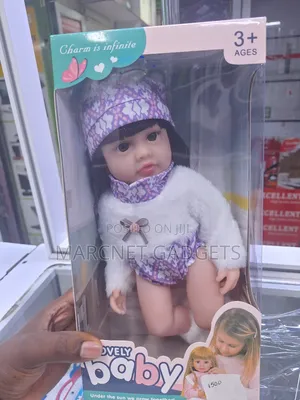 New Lovely Baby Girl Doll With Cap Fluffy Cloth and Cap