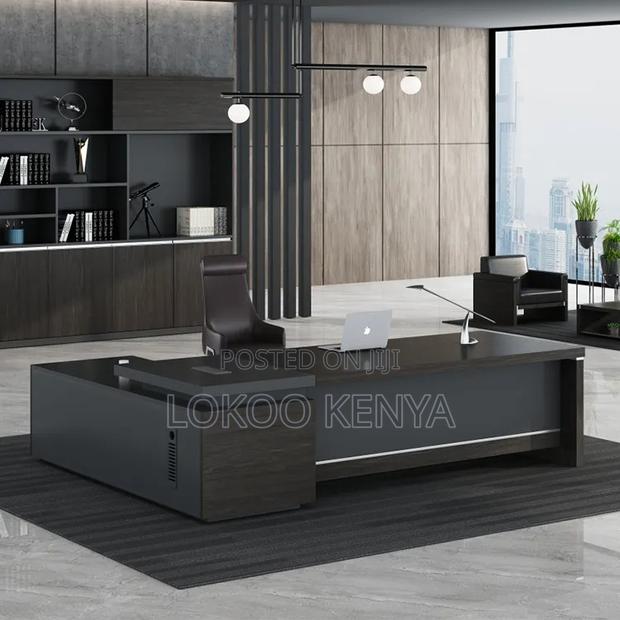 Office Desk:1600mm L-Fashioned Executive Office Desk