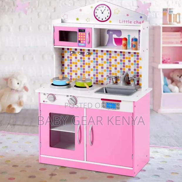 Wooden Kitchen Set for Kids - main view