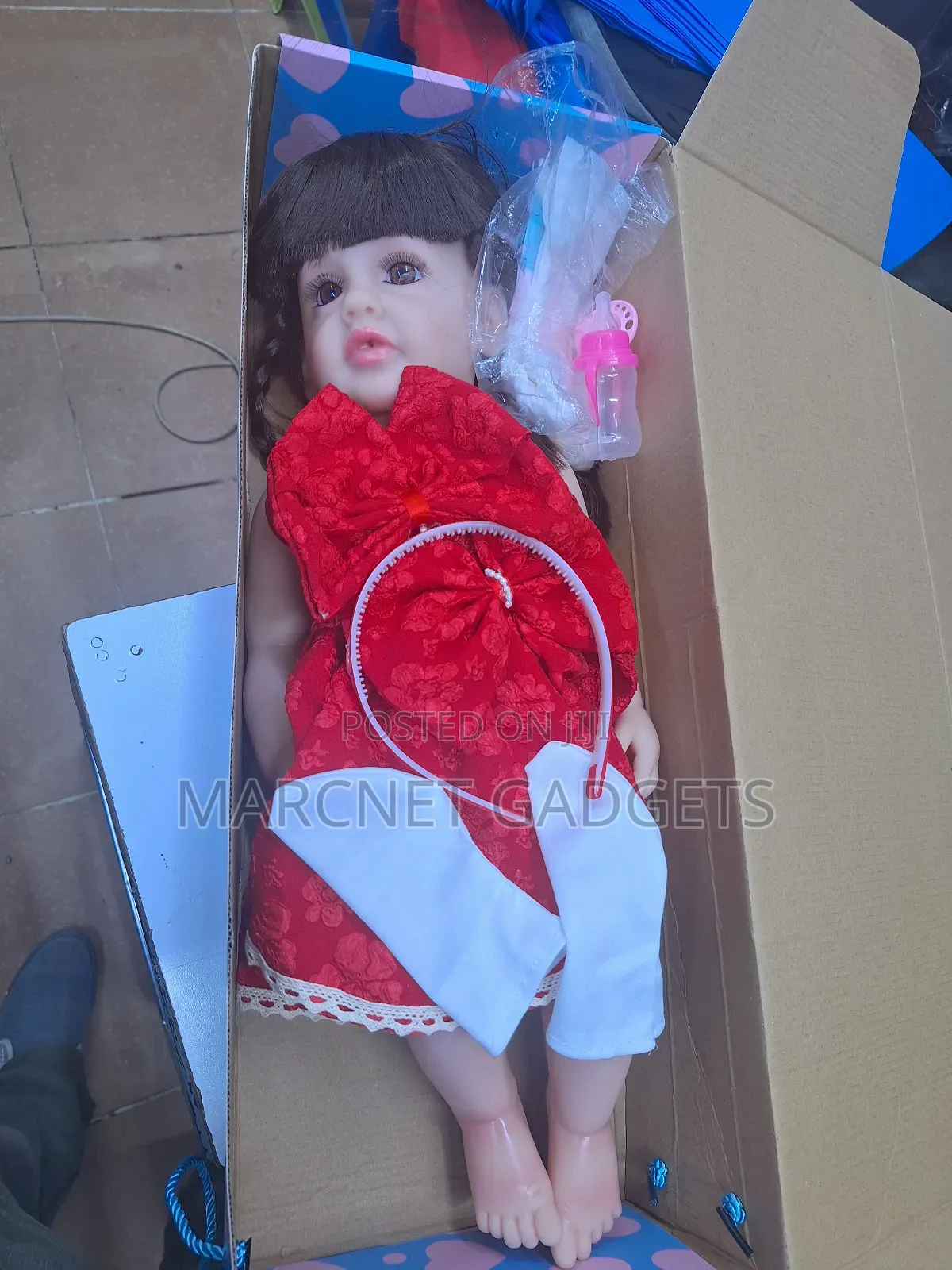 Princess 50CM Tall Girls Princess Doll Feeding Bottle Tiara