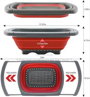 Silicone Collapsible Colander Drainer