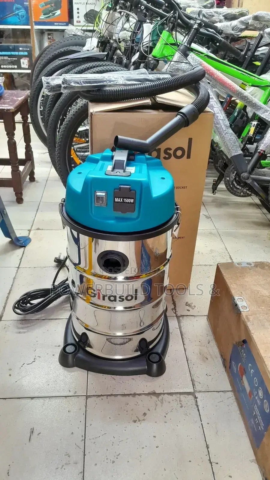 Girasol 30L Wet and Dry Vacuum Cleaner