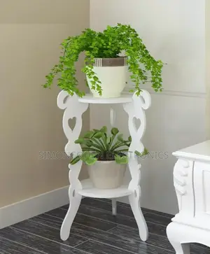3 Legged White Decor Table