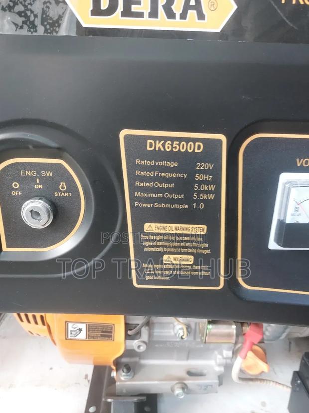 Dera DK6500D 6.5KVA Petrol Generator - thumbnail 2