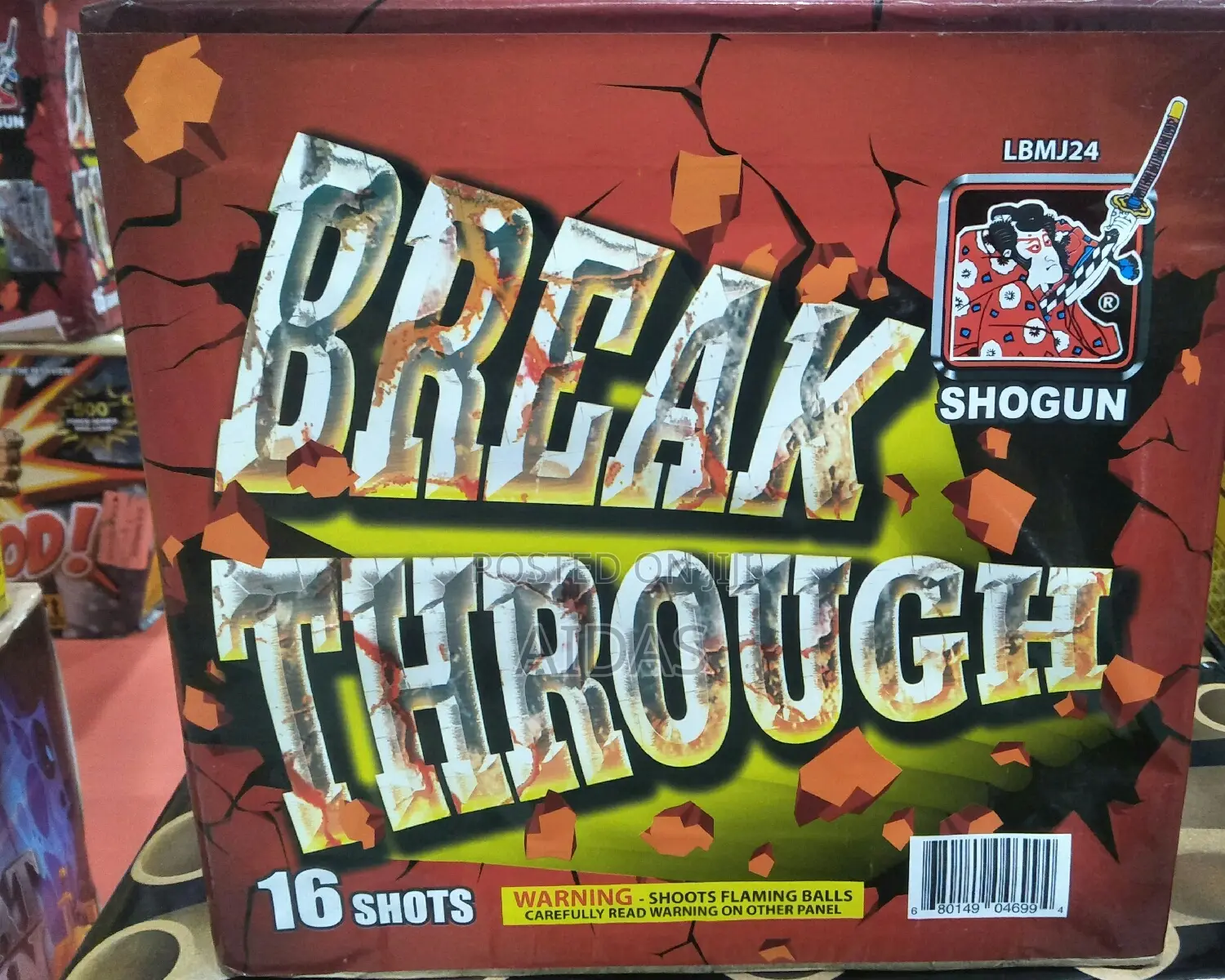 16 Shots Outdoor Fireworks