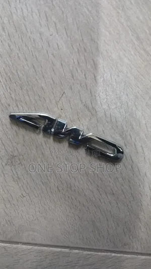 Chrome 4WD Boot Badge