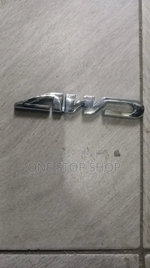 Chrome 4WD Boot Badge