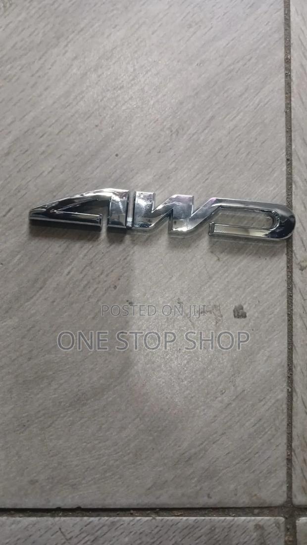 Chrome 4WD Boot Badge - thumbnail 2