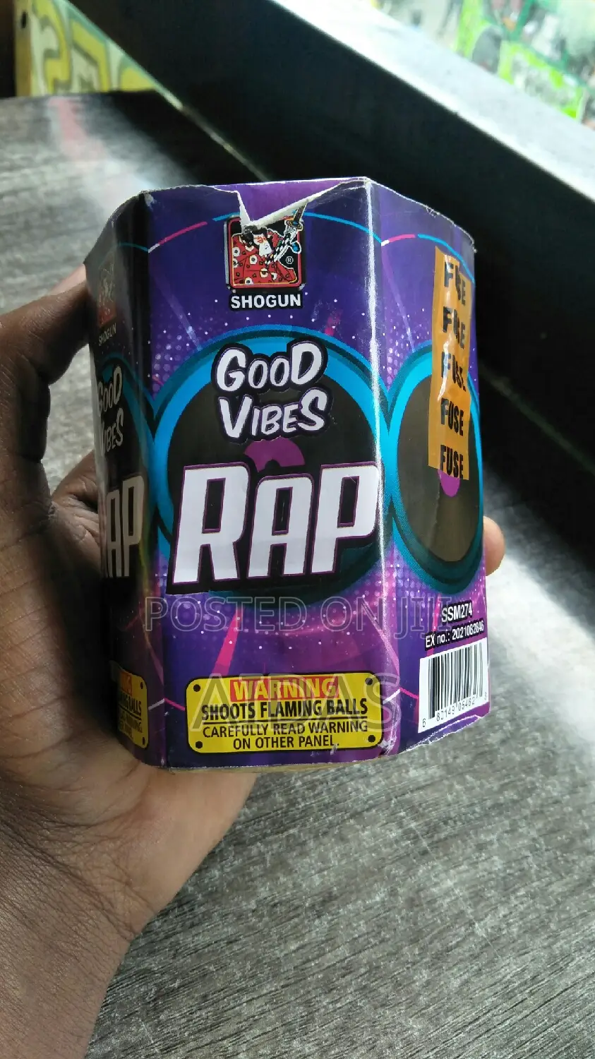 9 Shots Good Vibes Outdoor Firework