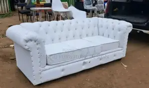 White 3 Seater Sofa