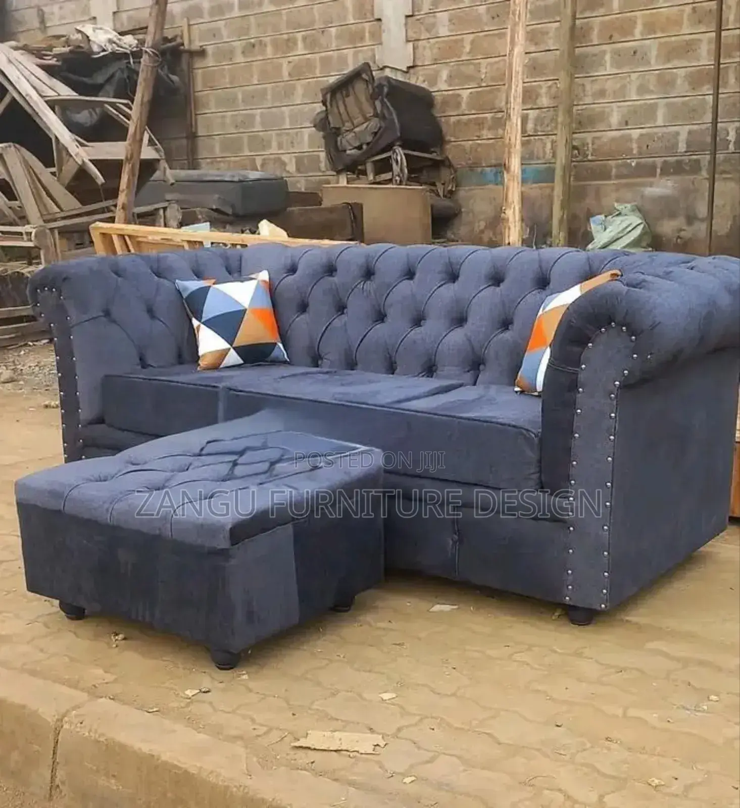 Dark Grey Sofa 3seater