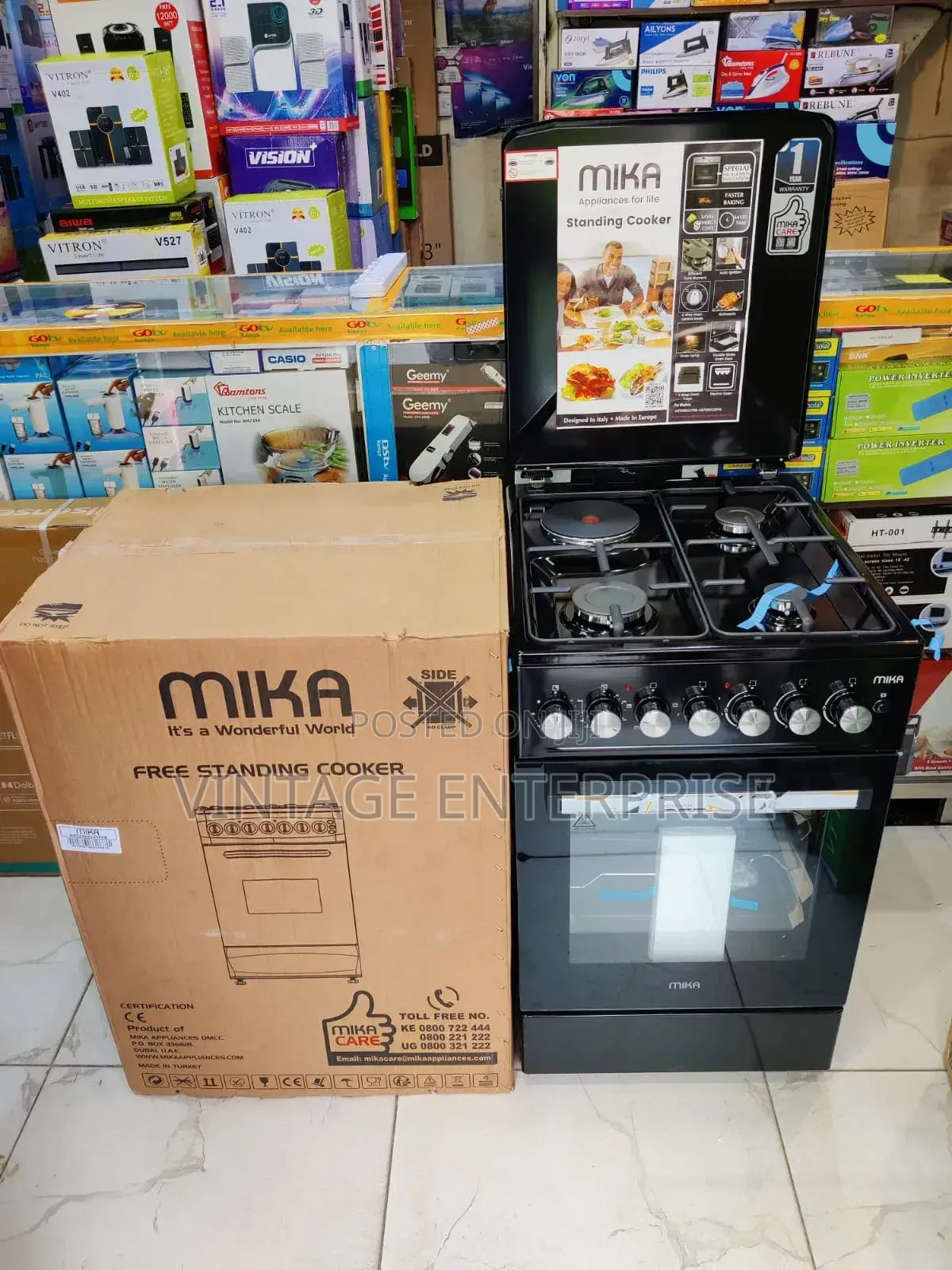 Mika Standing Cooker