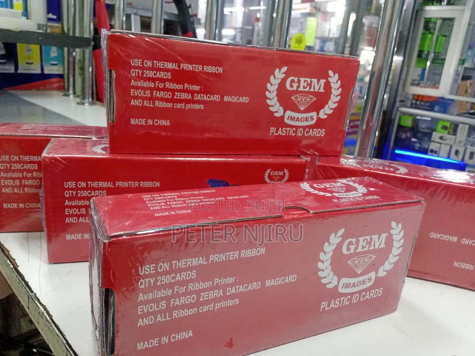 Original PVC Plastic ID Cards Offer Thermal Printer