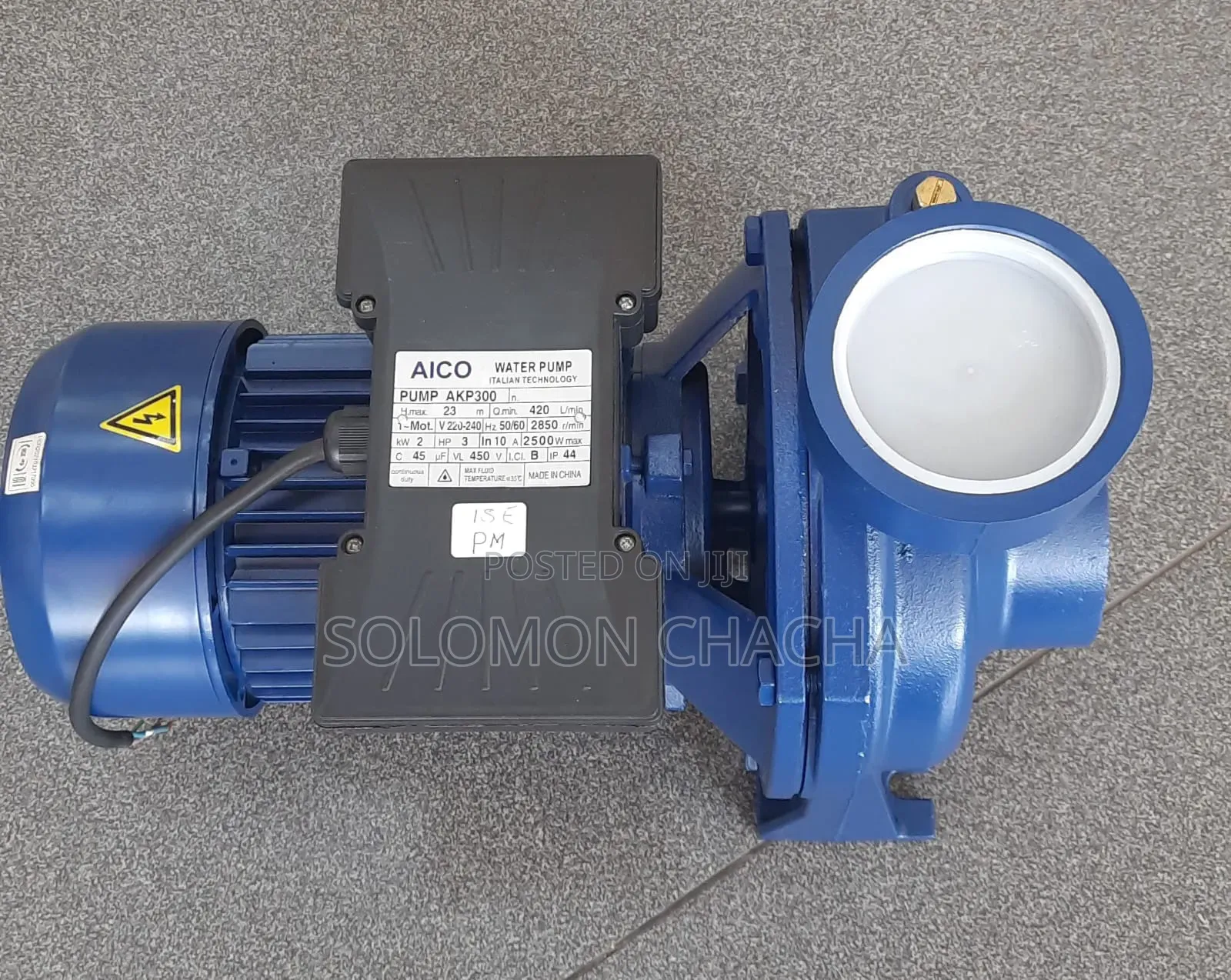 Aico 3 HP 3inch Booster Water Pump Maximum Head 23m