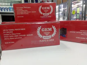 Gem Thermal Printers PVC Plastic Cards Ribbons