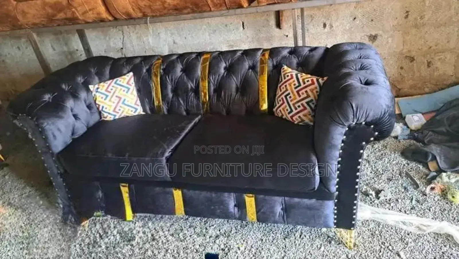 Black 3seater Sofa