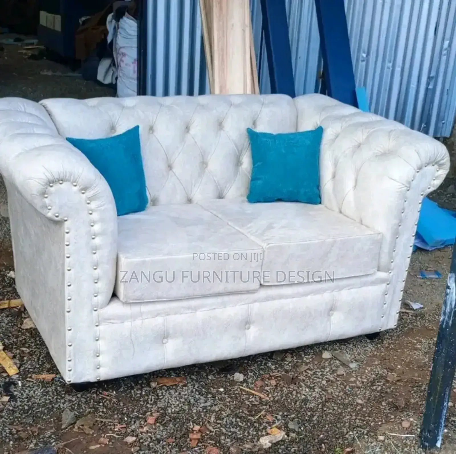White Sofa 2seater