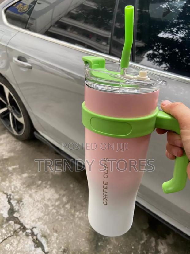 Green Handle 1200ml Miniso Trend Stanley Cup - main view