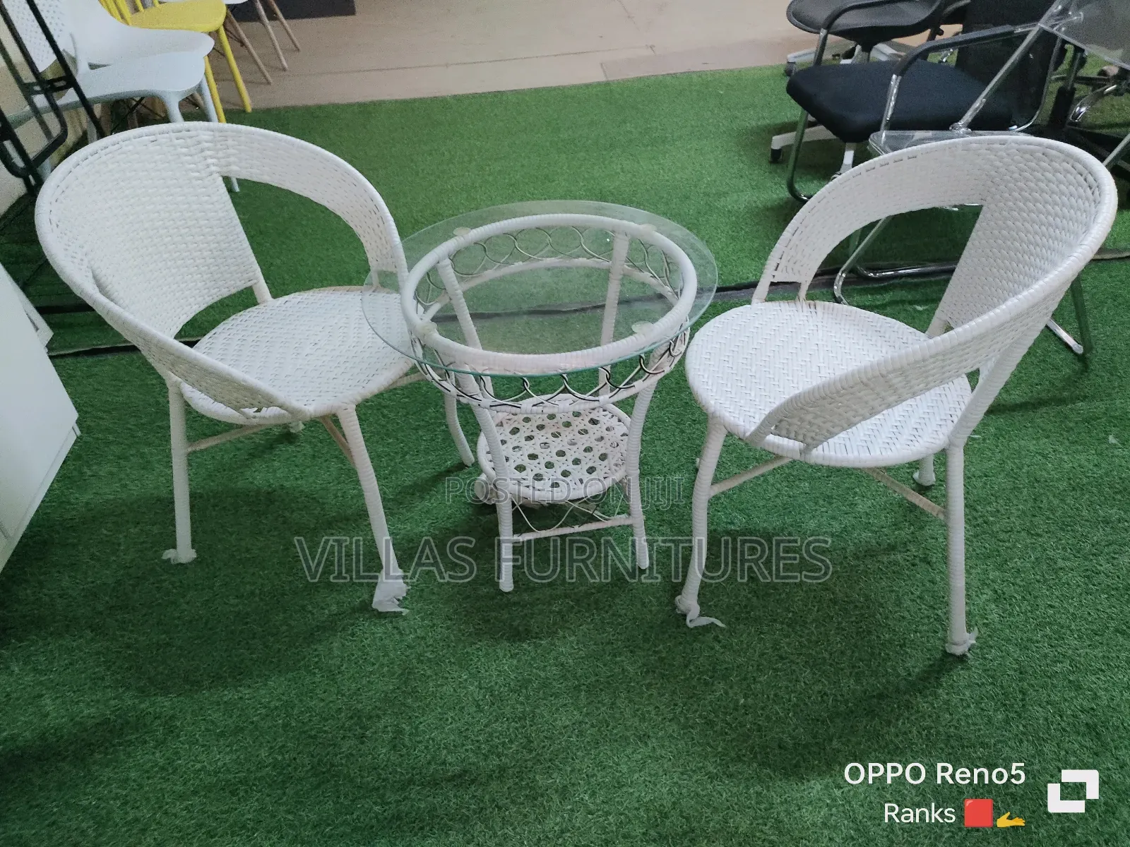 Glass Outdoor Set