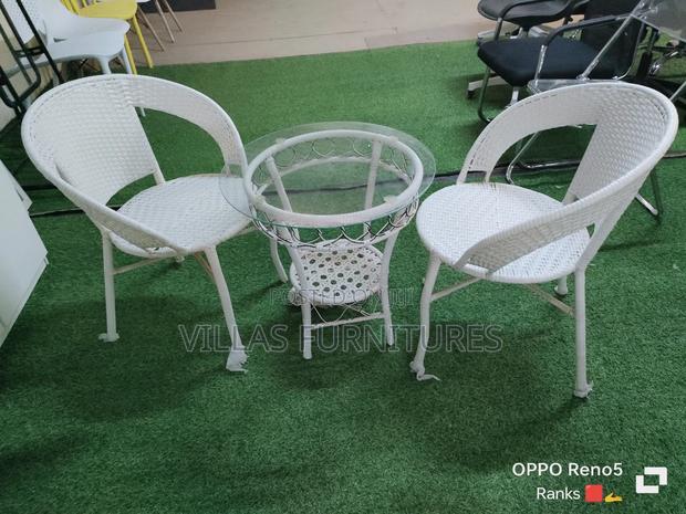 Glass Outdoor Set