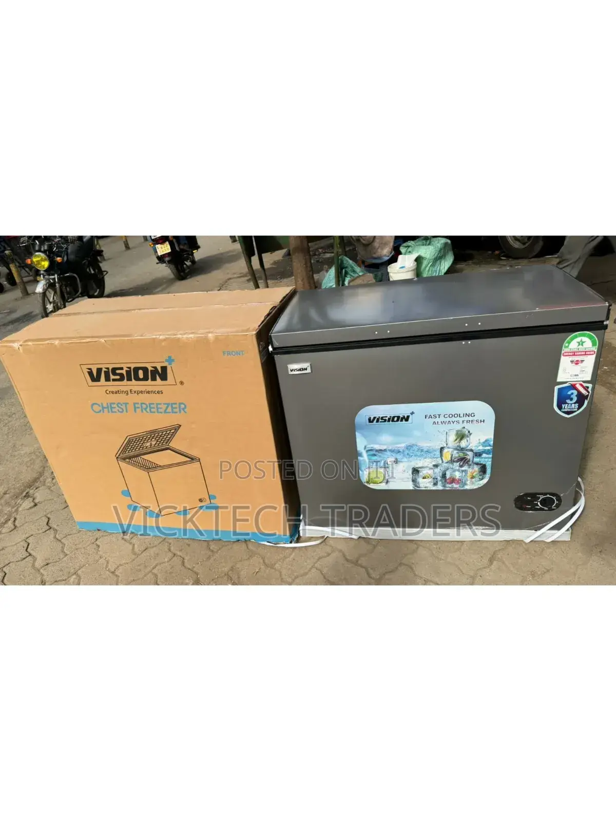 Vision Chest Freezer 200L Model-Vpcf200f