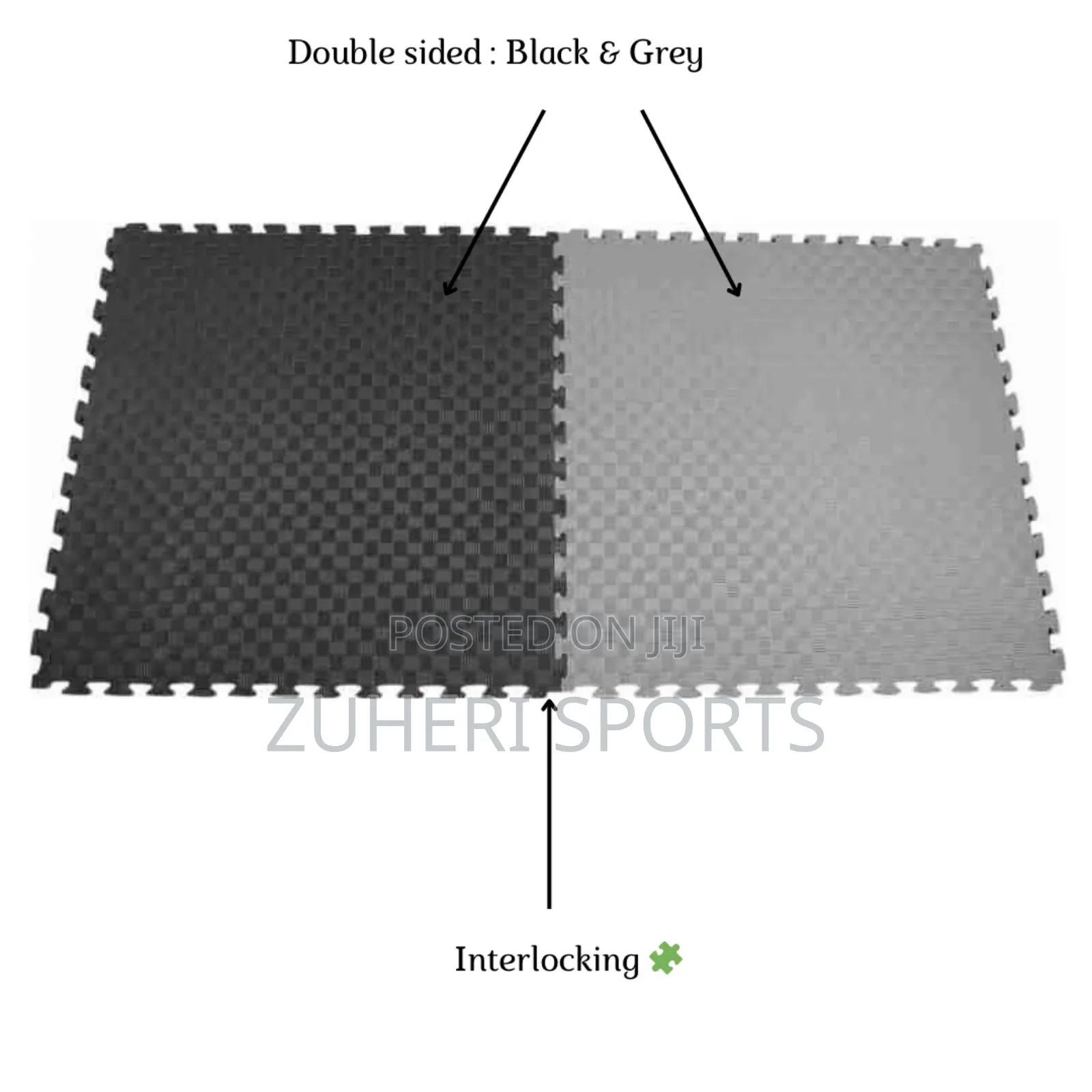 Tatami Flooring Mats 1mx1mx25mm Interlocking Gym Mats Heavy