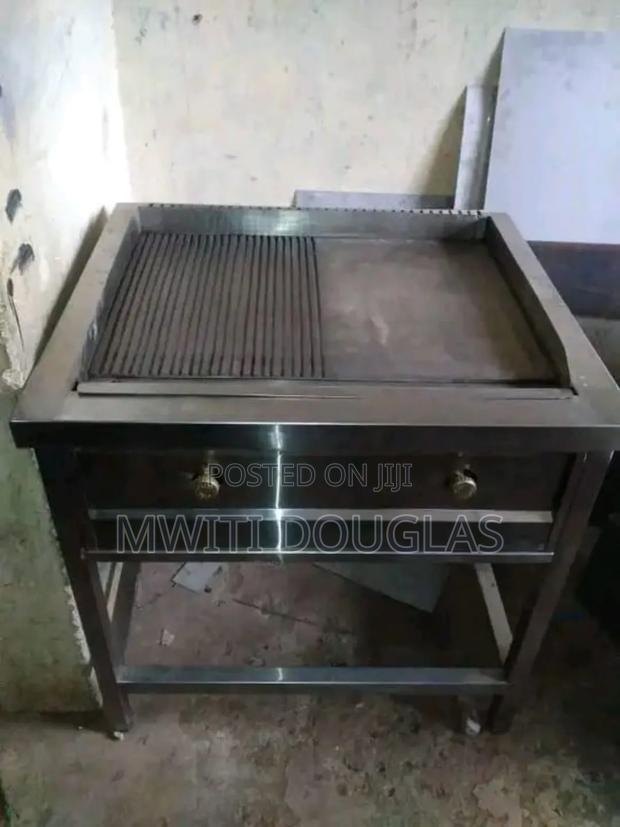 Top Standard Half Groved Griddle - main view