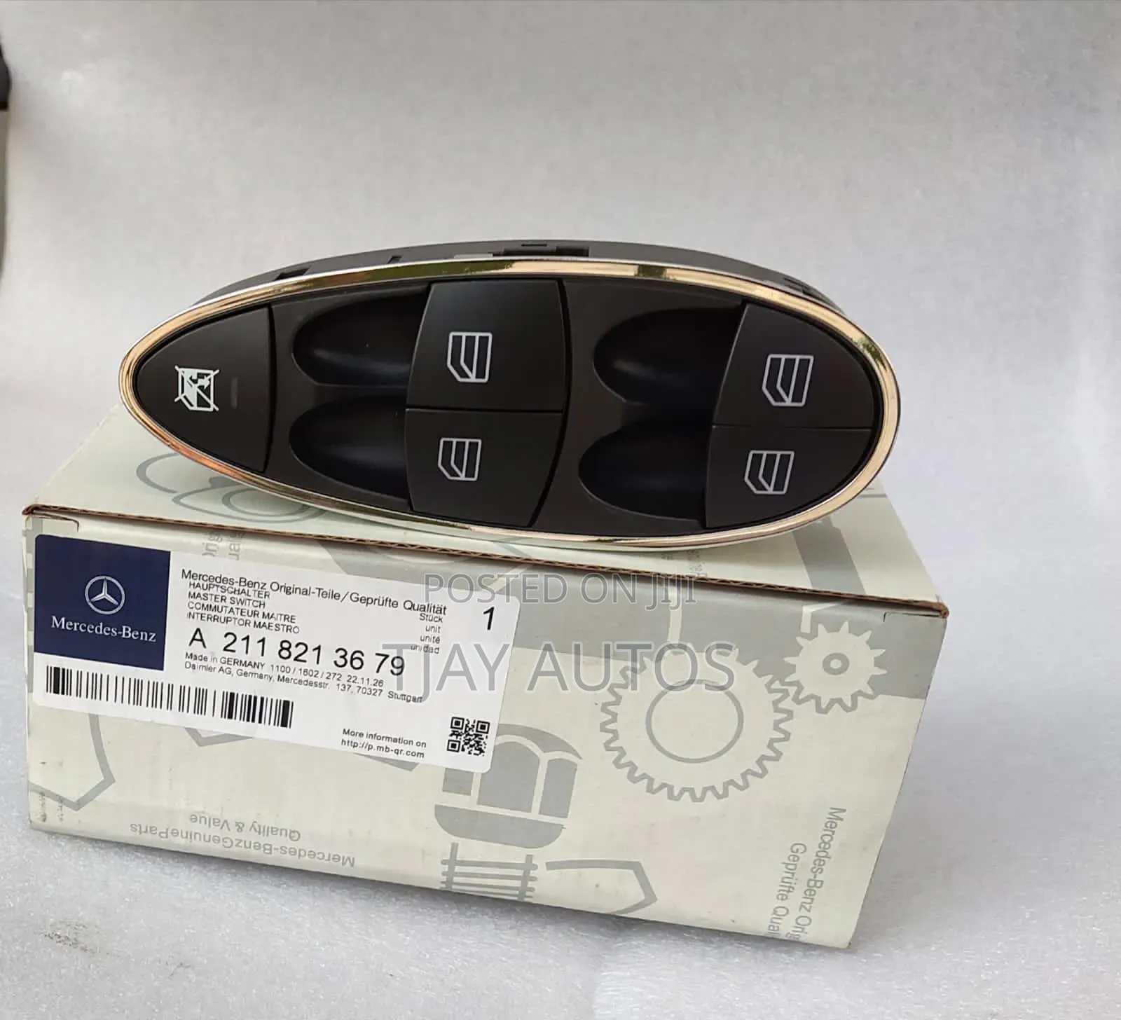 Power Window Master Switch Left for Mercedesw211 2118213679