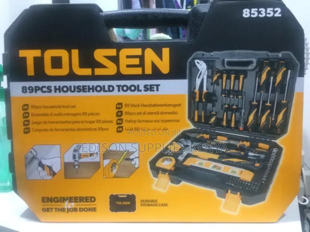 Tolsen 89pcs Household Tools Set Plumbing Electrical Tools - thumbnail 3