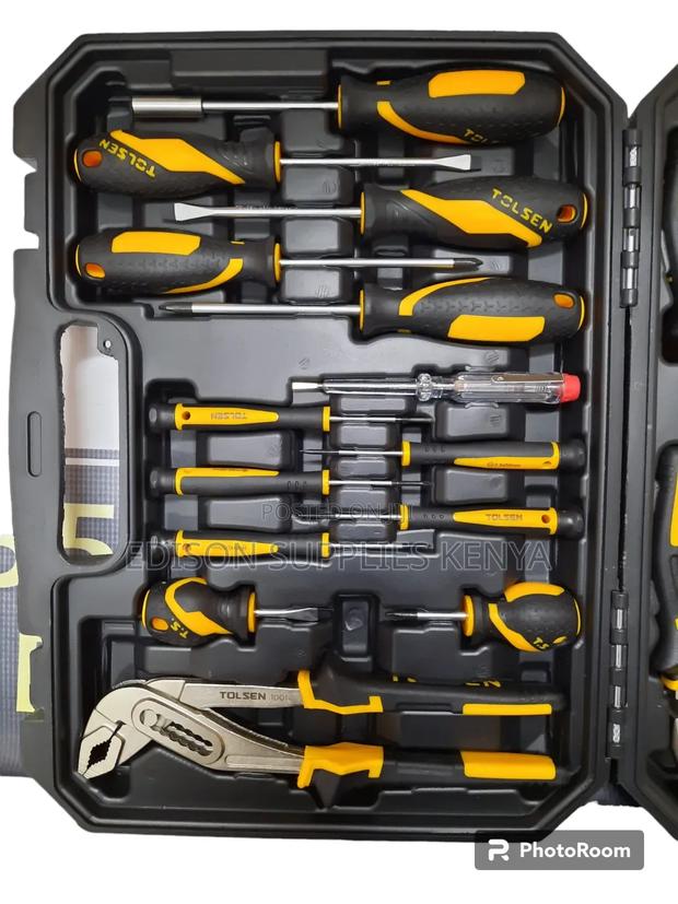 Tolsen 89pcs Household Tools Set Plumbing Electrical Tools - thumbnail 4