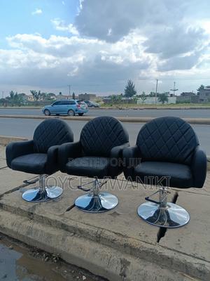 Salon Chairs, With Hydraulic Machine Black - thumbnail 2