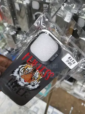 iPhone 14 Pro Tiger Pattern Cover Back Glass, Stylish, Smart