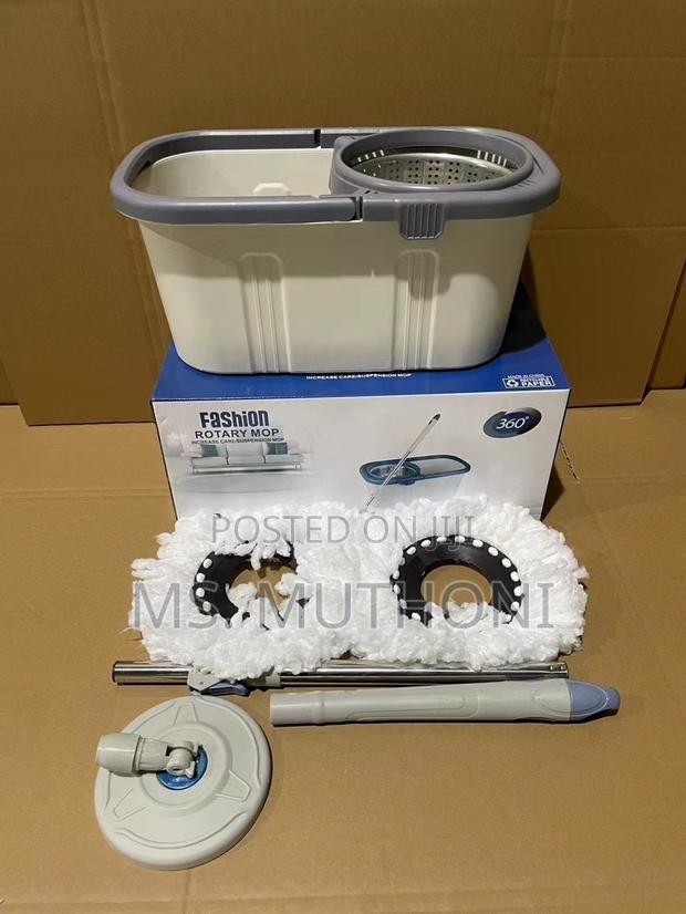 Bucket Washer Spin Cleaning Mop.*