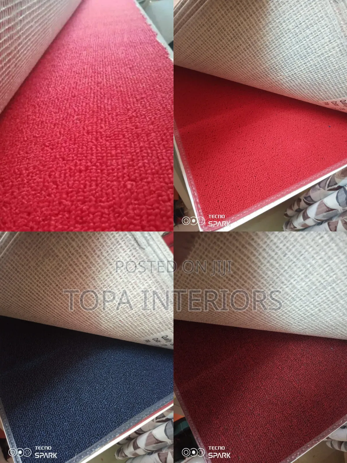 Red Carpets Fitted Wall to Wall Decoration Rugs Fitting