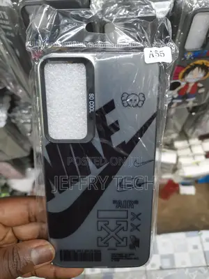 Tinted Glass Nike Case for Samsung A55