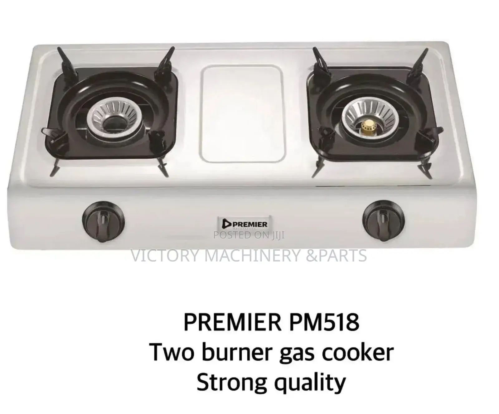 Premier Two Burner Gas Cooker Strong Quality